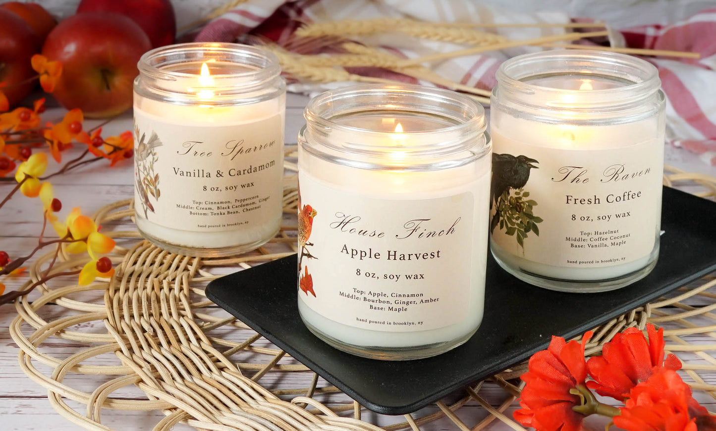 House Finch: Apple Harvest Scented Candle