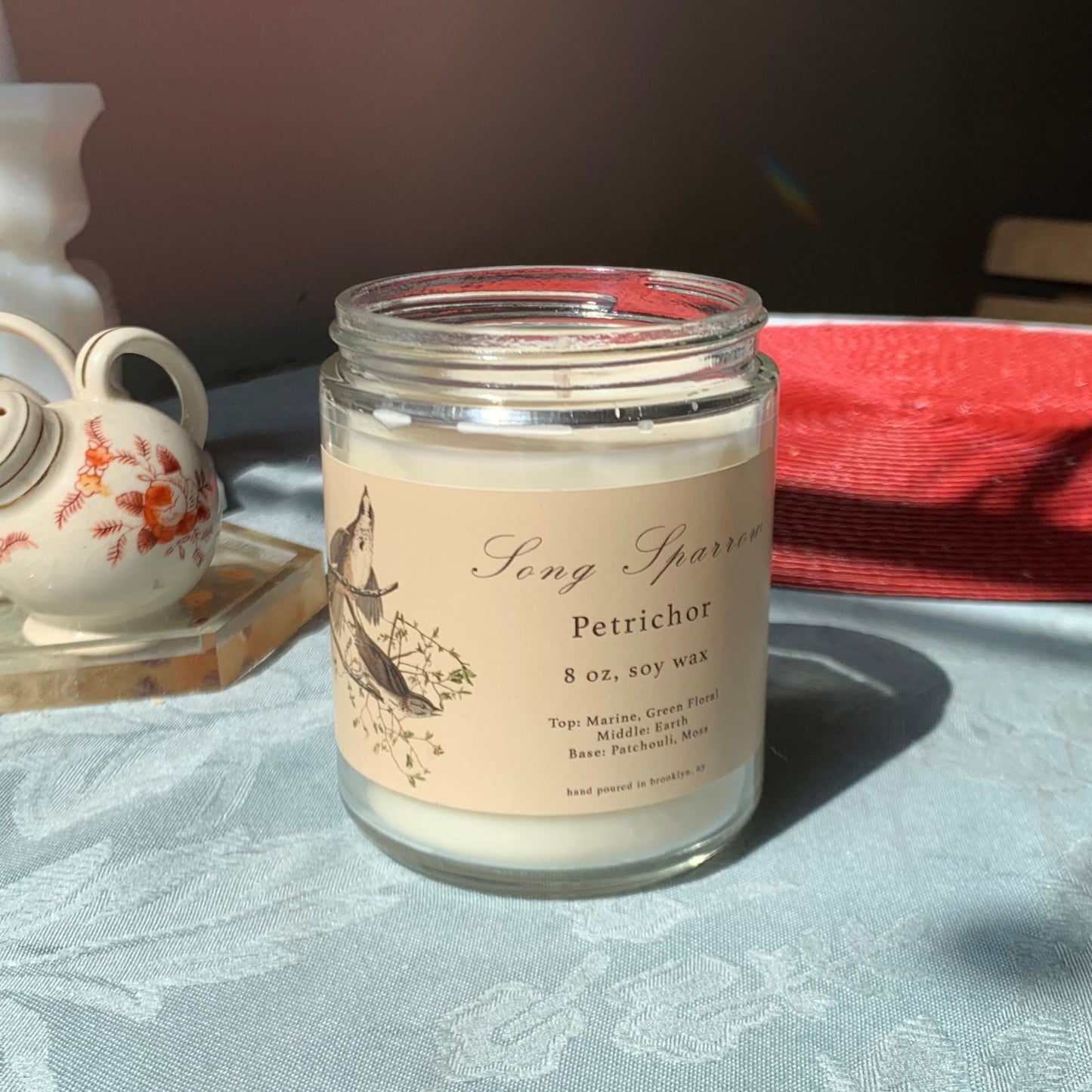 Song Sparrow: Petrichor Rain Scented Candle