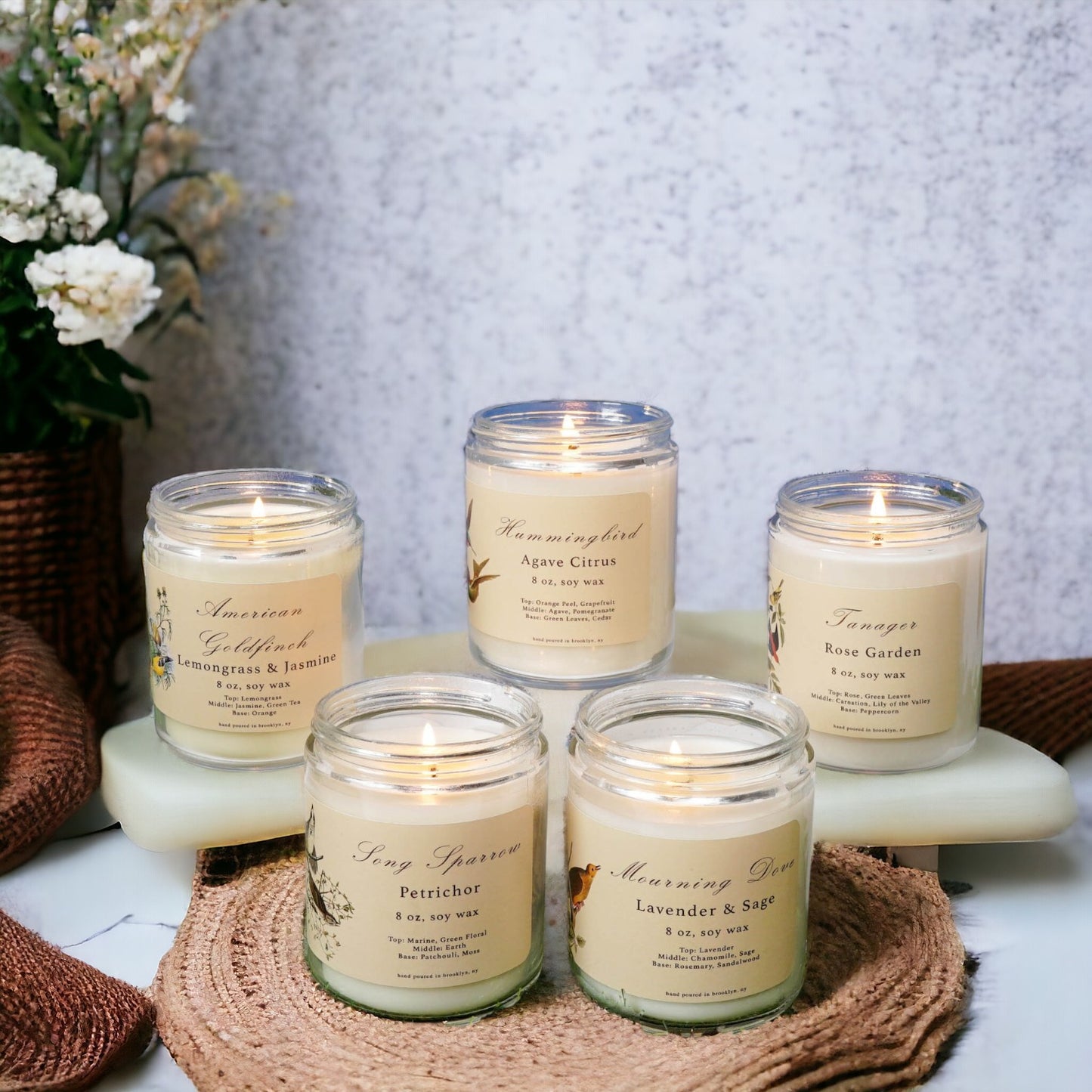 Spring/Summer Candle Collection 5 Pack Bundle