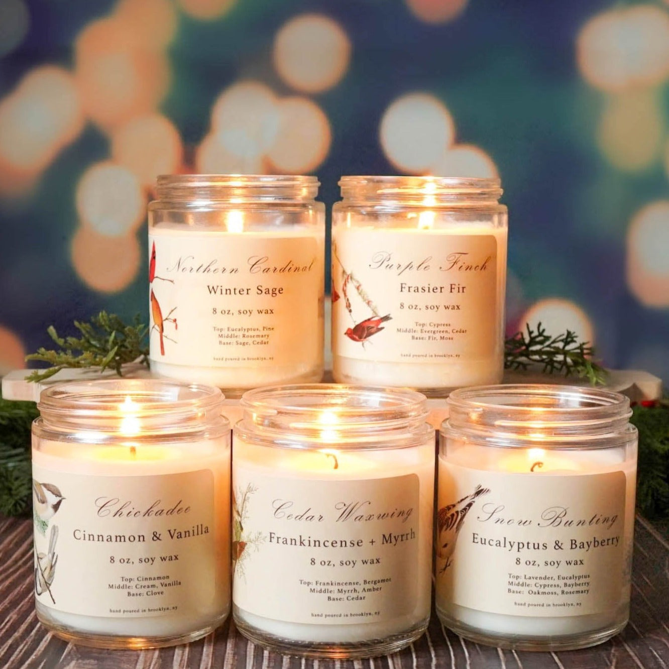 Winter Candle Collection 5 Pack Gift Set