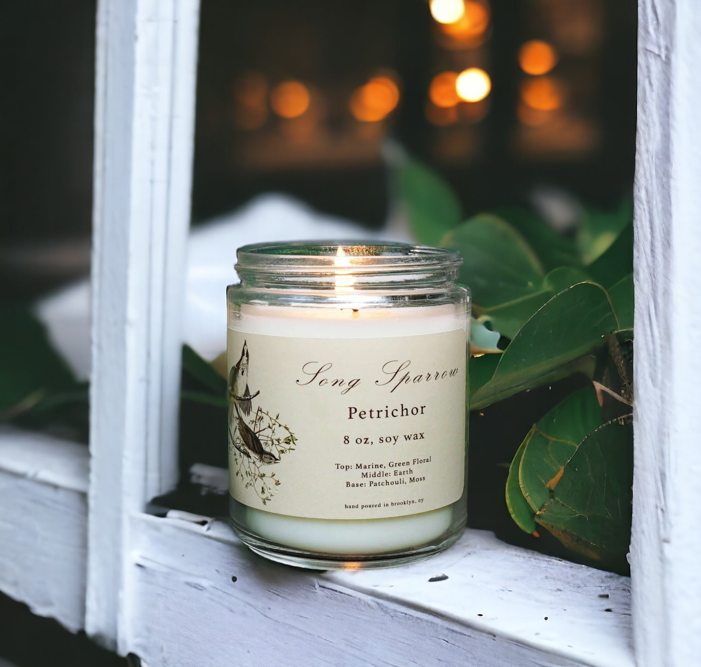 Song Sparrow: Petrichor Rain Scented Candle