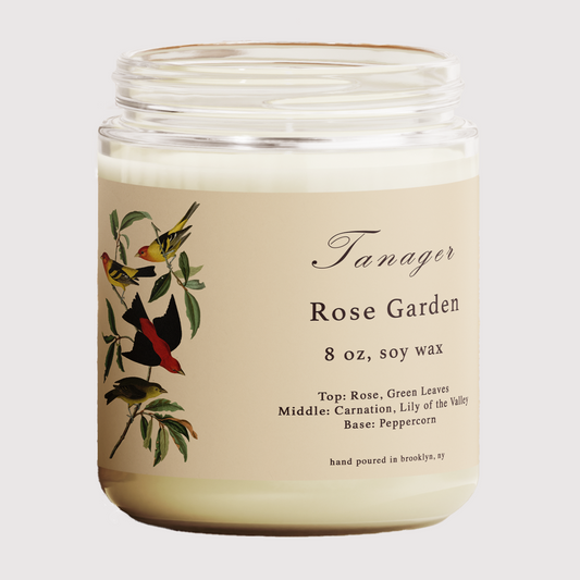 Tanager: Rose Garden Scented Candle